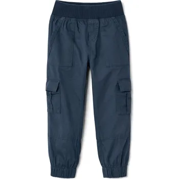 Dětská móda 696579 - Tchibo - Chlapecké navlékací kalhoty – Fit »Anton« - pro kluky - vel. 110/116 - barva: modrá