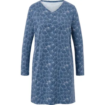 Dámská noční košile 694375 - Tchibo - Noční košile - pro ženy - vel. XXL 52/54 - barva: modrá
