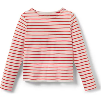 Chlapecké tričko 674728 - Tchibo - Dětské tričko ve zkrácené délce - pro dívky - vel. 134/140 - barva: bílá