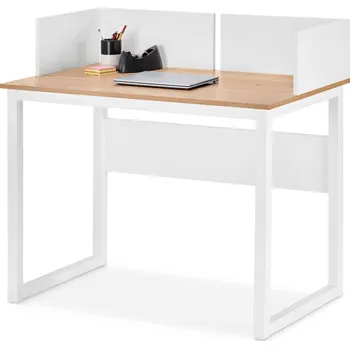 Psací stůl 659504 - Tchibo - Sekretář se zvýšeným bočním okrajem - barva: bílá