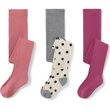 684788 - Tchibo - Dětské punčocháče - pro dívky - vel. 98/104 - barva: šedá/žakár