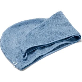 Čepice 678378 - Tchibo - Ručníkový turban - barva: modrá