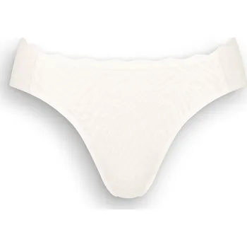 Kalhotky 714468 - Vysoce vykrojené kalhotky sloggi Zero Feel Bliss High leg - pro ženy - vel. M - barva: bílá/žakár