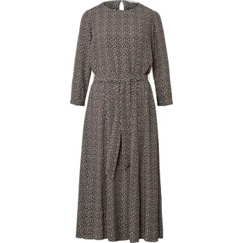 Dámské šaty 693706 - Tchibo - Tkané šaty s potiskem - pro ženy - vel. 42 - barva: černá/s potiskem