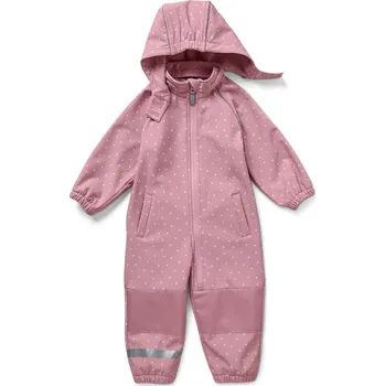 Kojenecká kombinéza 694491 - Tchibo - Dětská softshellová kombinéza - pro ženy - vel. 98/104 - barva: růžová