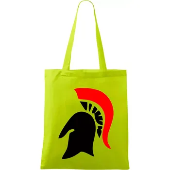 Řím Sparta helma - Taška bavlněná - 42 x 38 cm ( Limetková )
