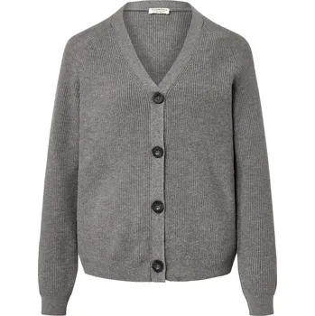 Dámský svetr 662901 - Tchibo - Kardigan z hrubé pleteniny - pro ženy - vel. L 44/46 - barva: šedá