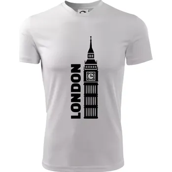 London věž - Dětské triko sportovní (dresovina) - 134 cm/8 let ( Bílá )