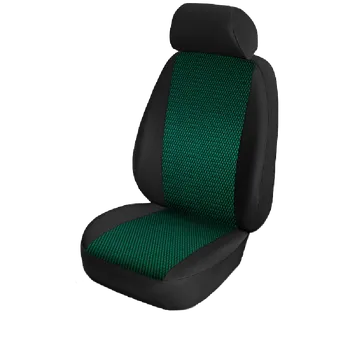 Ochranný autopotah Autopotah pro Seat Arona EXPERIENCE/FR (2018), typ 2, Plate zelený, řidič + spolujezdec