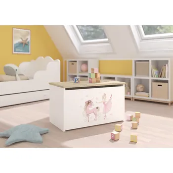 Úložný box ADRK Úložný box DARIA W-S-BAL-UNI, bílá/dub sonoma