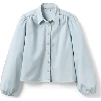 Dámská halenka 687986 - Tchibo - Dětská džínová halenka - pro dívky - vel. 170/176