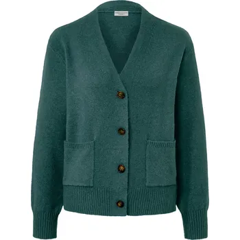 Dámský svetr 689356 - Tchibo - Pletený svetr s vlnou - pro ženy - vel. S 36/38 - barva: zelená