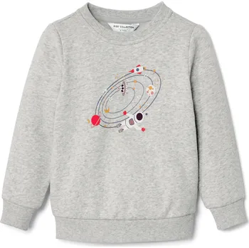 Chlapecká mikina 683922 - Tchibo - Dětská mikina - pro ženy - vel. 98/104 - barva: šedá/s potiskem