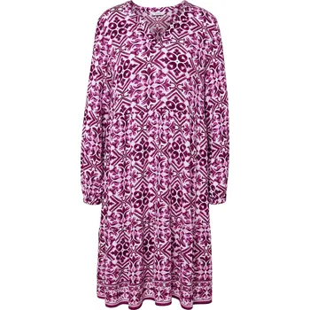 Dámské šaty 703626 - Tchibo - Tkané šaty s potiskem - pro ženy - vel. 40 - barva: bílá/s potiskem