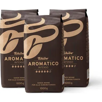 Káva 532948 - Tchibo - Aromatico Intenso - 3× 1 kg zrnkové kávy - Intenzita: 5/6