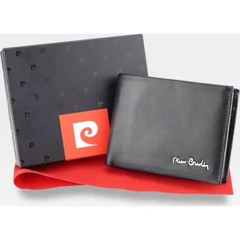 Peněženka Pánská horizontální peněženka Pierre Cardin Leather Black Tilak58 8806 Box Protection RFID