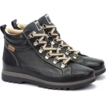 Dámská zimní obuv PIKOLINOS dámské kotníkové boty z hladké kůže černé | W3W-8564 BLACK Velikost: 37