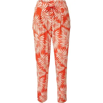 Dámské kalhoty 704730 - Tchibo - Žerzejové kalhoty s potiskem - pro ženy - vel. L 44/46 - barva: bílá/s potiskem