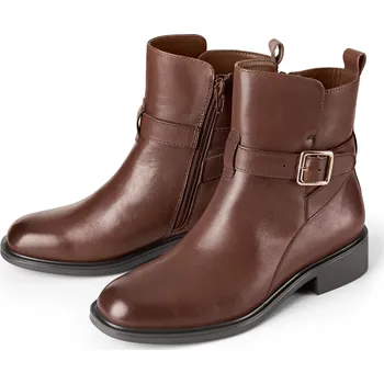 Pánská zimní obuv 686882 - Tchibo - Kožené boty - pro ženy - vel. 42 - barva: hnědá