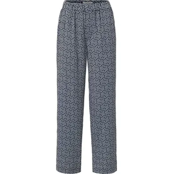 662567 - Tchibo - Tkané kalhoty - pro ženy - vel. 36 - barva: modrá/s potiskem