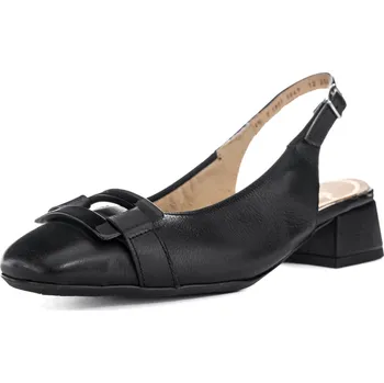 Dámské lodičky ARA dámské lodičky s volnou patou černé kožené | 12-20428-01 Graz Velikost: 39