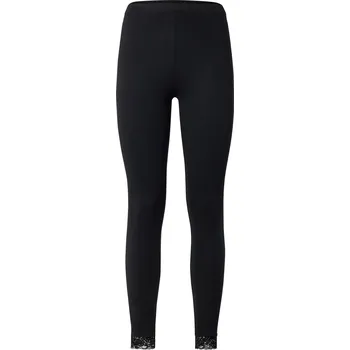 Dámské legíny 701003 - Tchibo - Legíny s krajkovým lemem - pro ženy - vel. L 44/46 - barva: černá