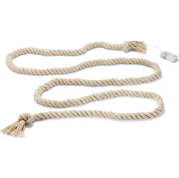 Vánoční dekorace 700081 - Tchibo - Světelný řetěz s LED »Lano« - barva: béžová