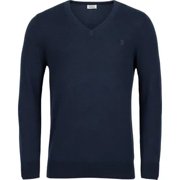 Pánský svetr 630236 - Tchibo - Lněný svetr - pro muže - vel. 5XL 72/74 - barva: modrá