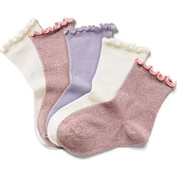 Dívčí oblečení 693079 - Tchibo - Dívčí ponožky s volánkovými lemy - pro ženy - vel. 31-34 - barva: bílá