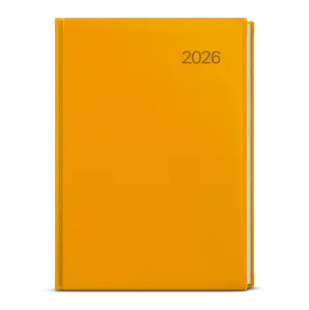 Diář Baloušek, s.r.o. DENNÍ DIÁŘ B6 ADAM - VIVELLA 2026 - BDA6 - FORMÁT B6 - 12 × 16,5 CM Barva: Okrová