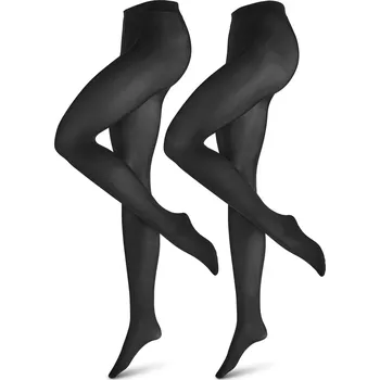 Dámské punčochy 674105 - Tchibo - Jemné punčochové kalhoty - pro ženy - vel. S 36/38 - barva: černá