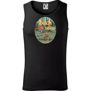 Pánské termoprádlo Camp Fire Back to woods - Tílko pánské Core - L ( Černá )