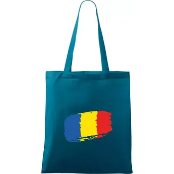 Rumunsko vlajka - Taška bavlněná - 42 x 38 cm ( Petrolejová )