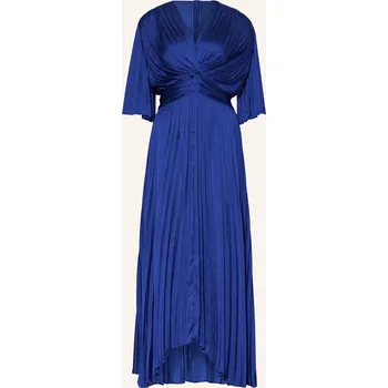 Dámské šaty Joseph Ribkoff Dámské Plisované Šaty Ze Saténu, modrá, 40