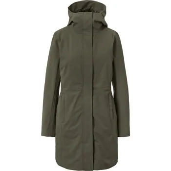 Dámský kabát 653808 - Tchibo - 3 v 1 kabát do deště s vestou - pro ženy - vel. 38 - barva: zelená