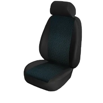 Ochranný autopotah Autopotah pro Citroen Berlingo (2018) - zadní sedadlo a opěradlo dělené, typ 2, Badin černý, řidič + spolujezdec