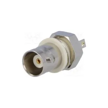 Elektroinstalační materiál Zásuvka BNC zásuvka izolované přímý 50Ω pájení do panelu ABS