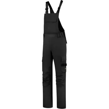 Bib & Brace Twill Cordura pracovní kalhoty s laclem unisex černá 58