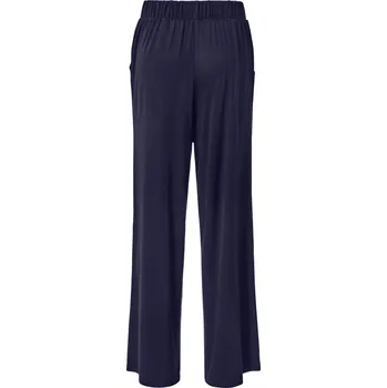Dámské kalhoty 703741 - Tchibo - Kalhoty se širokými nohavicemi - pro ženy - vel. L 44/46 - barva: modrá