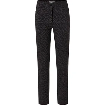 Dámské kalhoty 688219 - Tchibo - Bengalínové kalhoty s potiskem - pro ženy - vel. 42 - barva: černá/s potiskem