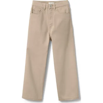 Dámské džíny 674849 - Tchibo - Dětské džíny s širokými nohavicemi – střih »Lena« - pro ženy - vel. 152 - barva: béžová