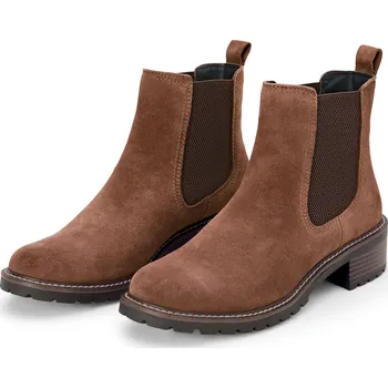 Dámská zimní obuv 686758 - Tchibo - Semišové boty - pro ženy - vel. 39 - barva: hnědá