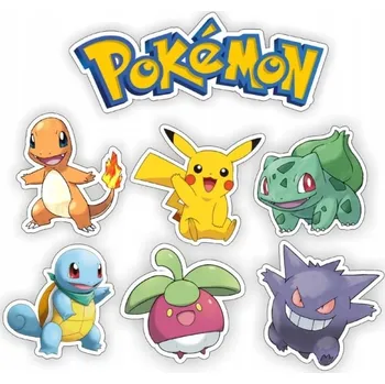 Přisada na vaření a pečení Pokémon č.2 - tisk na jedlý papír - Úprava na přání +20 Kč / Jedlý papír / Bez decor gelu