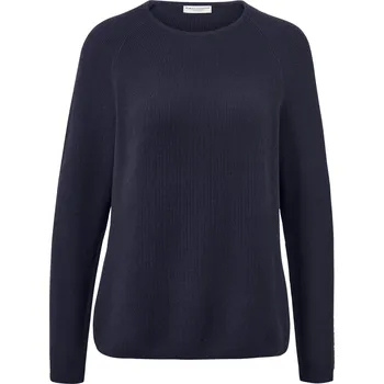Dámský svetr 697897 - Tchibo - Pletený svetr - pro ženy - vel. XL 48/50 - barva: modrá