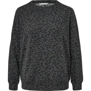 Dámské oblečení 693350 - Tchibo - Triko s netopýřími rukávy a potiskem - pro ženy - vel. S 36/38 - barva: šedá/s potiskem