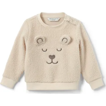 Dívčí svetr 688518 - Tchibo - Dětský plyšový svetr - pro ženy - vel. 122/128 - barva: béžová