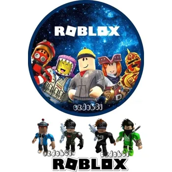 Přisada na vaření a pečení Roblox č.1 - jedlý papír - Bez úprav / Jedlý papír / Decor gel 50 g +39 Kč