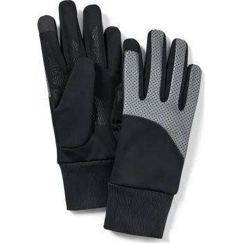 Rukavice 646007 - Tchibo - Větruvzdorné rukavice s reflexním lemem - pro ženy - vel. 6,5 - barva: černá