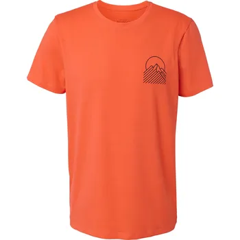 Pánské tričko 704143 - Tchibo - Tričko s potiskem - pro muže - vel. XL 56/58 - barva: oranžová/s potiskem