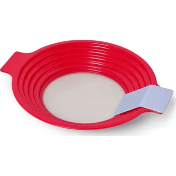 Cedník a síto 701465 - Tchibo - 2 v 1: síto na mouku a pasírování - barva: modrá